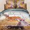 Hot selling chinese 3d printed big flower bedding set