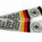 custom design football soccer fans promotion scarves, flat machine jacquard scarves