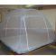 Double bed mosquito net fold style blue