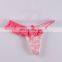 2015 hot sale sexy lace thong T back G string panty manufacturer