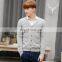 Autumn/Spring good quality fashion casual slim fit v neck custom knitted 100% cotton mens cardigan sweater direct factory