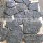 Dark grey granite random stone