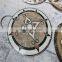 Natural stone marble mosaic medallion