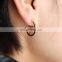 Fashion Rose Gold Plated Earring Design