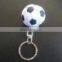 Keychain for Souvenir and Gift Flashing Football Round Shape Ball Light up Key Chain