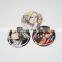 personality tin metal round button pin badge