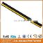 2015 New Item! Black PVC Gas Hose/Lpg Gas Pipe with yellow stripes and spot for Russian Market Factory made
