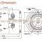 Sale 2HP Electric Motor 12 Volt Electric Car Wheel Motor DC Hydraulic Motor