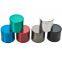 D40mm& H36mm Zinc Alloy Flat Shape Grind 4-layer Moke Grinder as Colorful Cigar Crushing Accessory for Tobacco,smoke,cigarette
