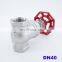 High quality stainless steel screwed gate valve DN40 1-1/2" BSP female thread valve high temperature water pipe gate valve