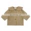 C1011 Wholesale fashion baby girl coat turndown collar kids casual windbreaker