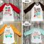 baby girls boutique top t-shirts clothes pick of the patch icing sleeve cotton orange children raglans kids thanksgiving ruffles