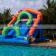 cool double inflatable dolphin water slides and jumpers