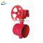 ul fm approved grooved fire fighting Butterfly Valve