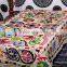 Suzani Design Pattern Kantha Quilt Rajasthani Ralli Gudari Twin Textile Coverlet Bedspread Throw Indian