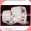 New Design Dinner Set Square Colorful,Fine Porcelain Dinner Set