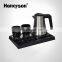 Honeyson hotel best rated small electric kettle with tray cordless