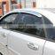 Chrome Door Visor Side Window Deflector Shade Sun Rain Shield Silver Strips Guard for Buick Excelle