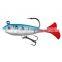 Hot Selling T Tail Road Sub Lead Fish Soft Bait Mandarin Fish Bass Bait Sea Fishing Fresh Water Road Sub Bait