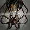 Simple Design Vintage Pendant Light Metal Cage Shade Lamps