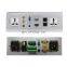 JS-WP301 Power +VGA+RJ45 Audio Power Aluminium Wall Face Plate