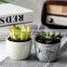 Succulent Small Nordic Simple Ceramic Marble Flower Pot