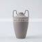 Minimalism Ceramic Matte Porcelain Antique Scandinavian Amphora Vase for Flower Arrangement