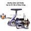 Hot Sale 2000-7000 Series High Quality 3BB Metal Handle Metal Line Spool and Metal Rocker Arm Saltwater Spinning Fishing Reel