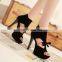 brands new famous designer women high heel platform open toe zip fashion PU sandals shoes