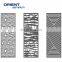 Modern Design Decorative Screen Panels Outdoor Metal Privacy Fence Panel With Different Laser Cut Patterns