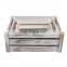 Decorative storage wooden crates for sale, set of 3 with rope handles