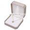 2021 Newest Champagne Pu Leather Jewelry Packing Box Pendant Necklace Box