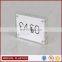 Clear Acrylic Square Magnet Photo Frame Display Stand Plexiglass