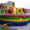 Colorful design inflatable fun city for kids,outdoor amusement park inflatable bouncer slide