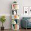 New design simple household space-saving creative storage bookcase revolving around children's rotating bookshelf
