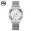 Hannah Martin 106 Square Quartz Ladies Hand Watches Simple Stainless Steel Watch Custom Logo