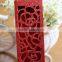 Hollow Red Laser Cut Flowers Wedding Favor Chocolate Candy Box                        
                                                Quality Choice