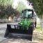 China cheap mini compact loader with trencher, mini farming loader