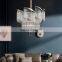 HUAYI High quality Crystal Lamp Indoor Hotel Decoration Customized Crystal Chandeliers Pendant Lights