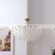 Simple Feather Hanging Lamp Decor LED Chandelier Dimmable Led Lights Handmade Glass Pendant Light