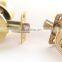 Combo Lock USA Apartment Traditional Entrance Passage Antique Brass Finish Keyed Entry Door Knob Lockset Exterior Combo Locks