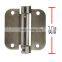 United State Amazon Gold Supplier Hardware Accessory Furniture Steel Iron Radius Metal Round Corner Door Interior Spring Hinge