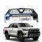 MAICTOP передний бамперный решетка для автомобиля Hilux revo rocco хромированная решетка 2021 года черного и хромированного цвета