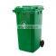 Medical Trash Container 240L Pedal Plastic Garbage Bins With Wheels Hospital Waste Bin