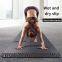 Eco friendly anti slip custom Logo printed PU yoga mat black gym fitness exercise natural rubber yoga mat