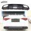 Romeo Giulia High Quality Carbon Fiber Rear Diffuser Rear Bumper Splitter Lip For Alfa Romeo Giulia 2016-2021