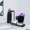 15W LED Desk Lamp Wireless Charger 4-in-1 Cell Phone Wireless Charging Station for mobile phone