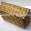 water hyacinth baskets with dog ear handle, home storage baskets, kitchen vegetable storage baskets