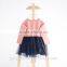 Floral Princess Dress 2015 Spring Collection Cartoon Pattern Children Girl Dress