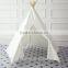 Single Layer canvas pop up beige kids indian teepee tent